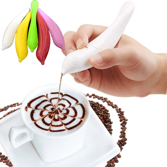 Stilou electric pentru desene cafea