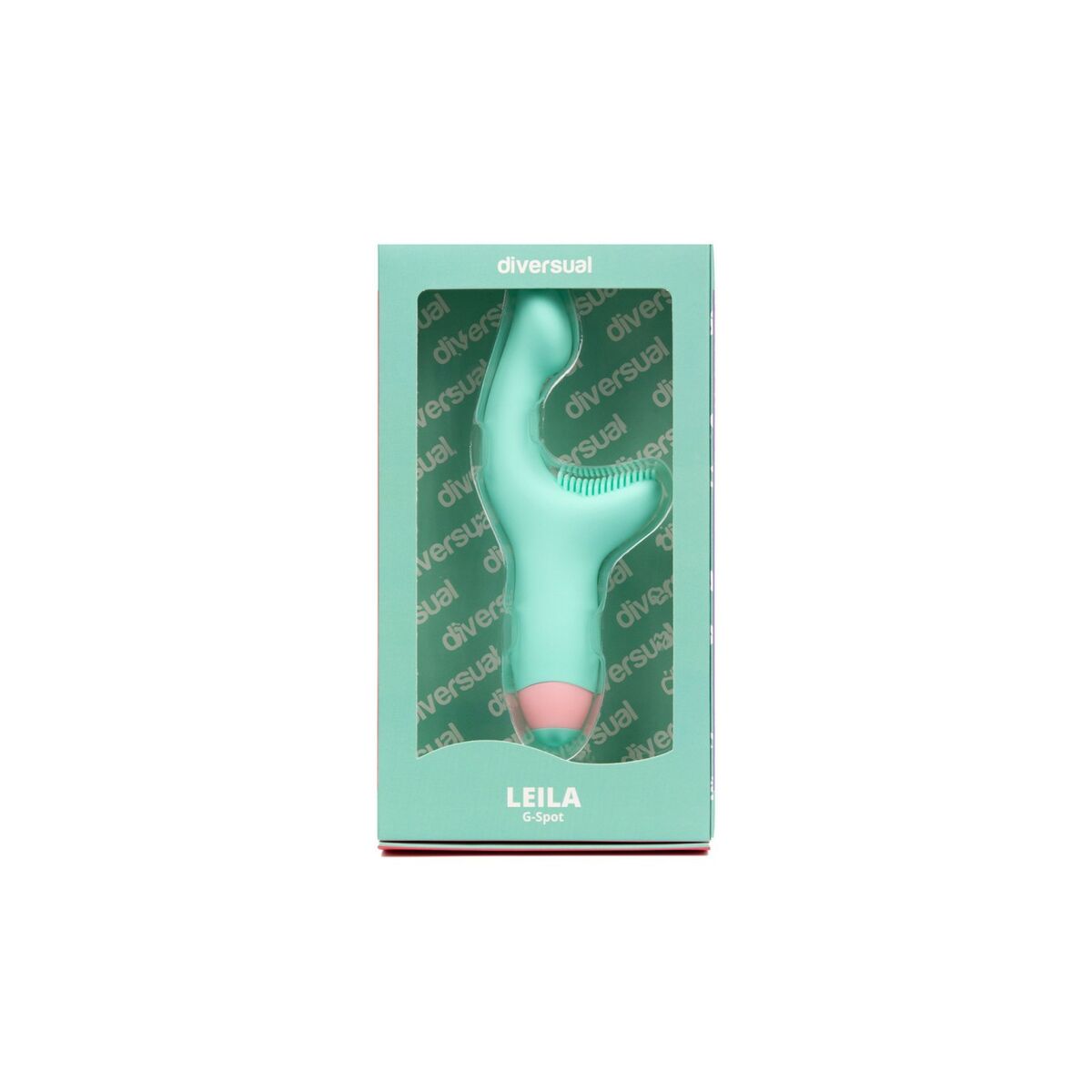 Vibrator cu dublă stimulare Diversual Verde Deschis