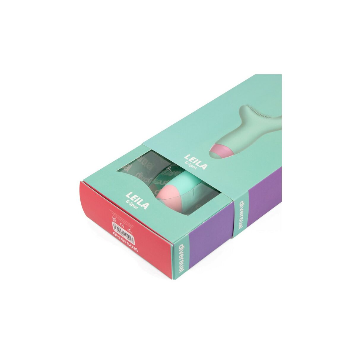 Vibrator cu dublă stimulare Diversual Verde Deschis