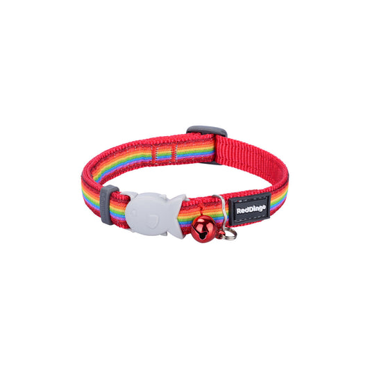 Dog collar Red Dingo STYLE RAINBOW 15 mm x 24-36 cm-0